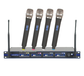 4 Channel Wireless Microphone System Rentals