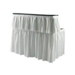 White Skirted Portable Bar Rentals