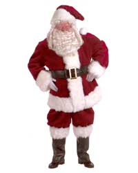 majestic santa suit costume rentals