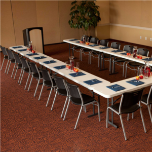 8ft Rectangular Training Table Rentals