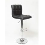 Black Leather Barstool Rentals