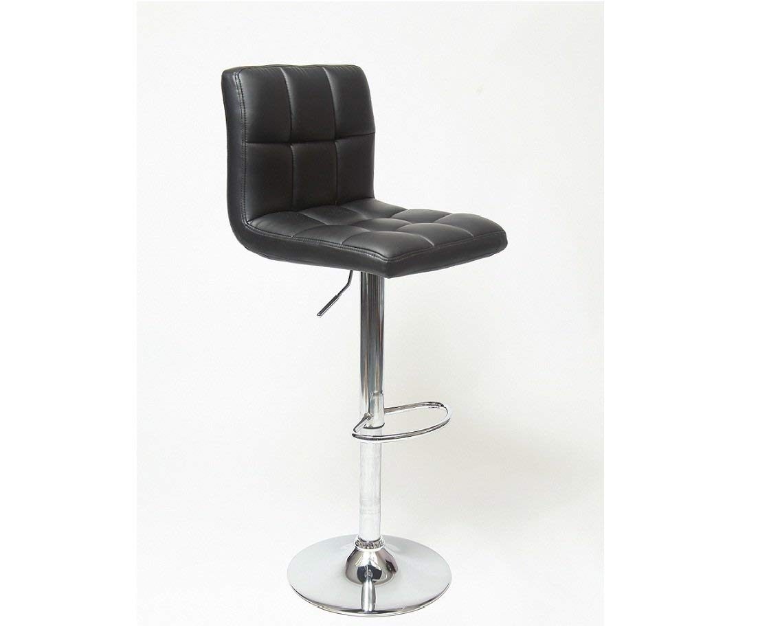 Black Leather Barstool Rentals