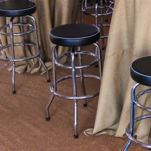 Black Swivel Bar Stool Rentals in Dallas Tx