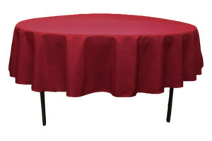 90 inch-Round-Polyester-Tablecloth-Burgundy