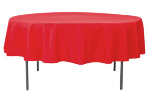 72 inch-Round-Polyester-Tablecloth-Red