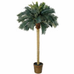 72-in Green Artificial Silk Palm Tree