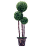 Three Ball Topiary Bush