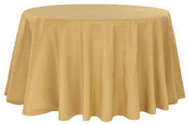 Round Tablecloth Fuchsia Gold Gold