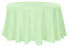 Round Tablecloth Mint Green 108