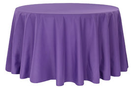 Round Tablecloth Purple 108