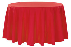 Round Tablecloth Red 108