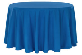 Round Tablecloth Royal Blue 108