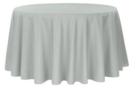 Round Tablecloth Silver 108