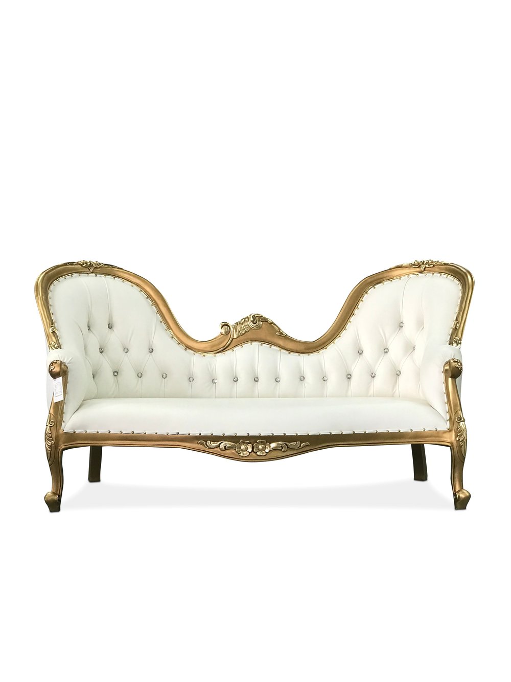 72 Scarlet Chaise • Gold:Ivory