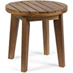 Acacia Wood Side Table