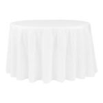 White Polyester Linen