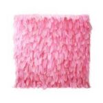 DELUXE PINK FEATHER WALL