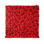 RED MIXED FLORAL WALL