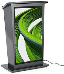 Digital Podium with LCD Screen Rentals