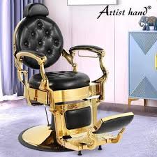 Retro Barber Chair Rentals Gold