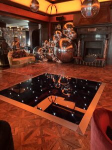 Black Acrylic LED Dance Floor Rentals