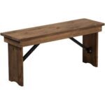 Wedding Wood Bench Rentals