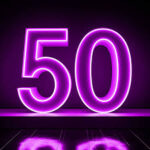 Neon Marquee Number Rentals