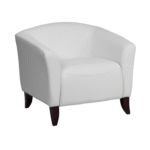 Dallas White Leather Chair Rentals
