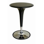 Black Round Adjustabe Bar Table