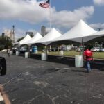 Dallas Tent Rentals 100x20 High Peak Tent