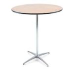 36 in wood top bar table