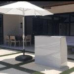 4ft White Portable Bar Rentals