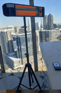 Electric Heater Rental at the W Hotel Dallas