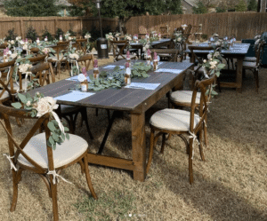 Farm Table Rentals in Dallas, Tx