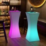 42" LED Square bar table