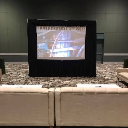 Projection Screen Draping Rentals