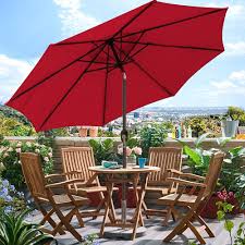 Red Patio Umbrella Rentals in Dallas