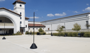 String Light Rentals With Metal Pole
