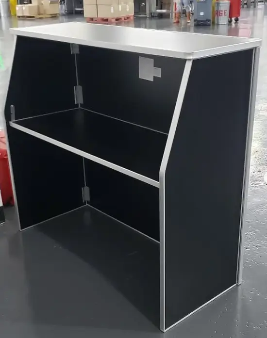 Black 4ft Portable Bar Rentals in Dallas, Tx