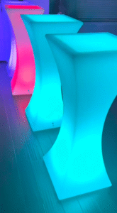 LED Square Table Rentals - Dallas DFW