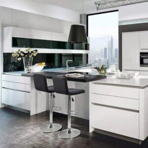 Black Leather Bar Stool Rentals in Dallas DFW