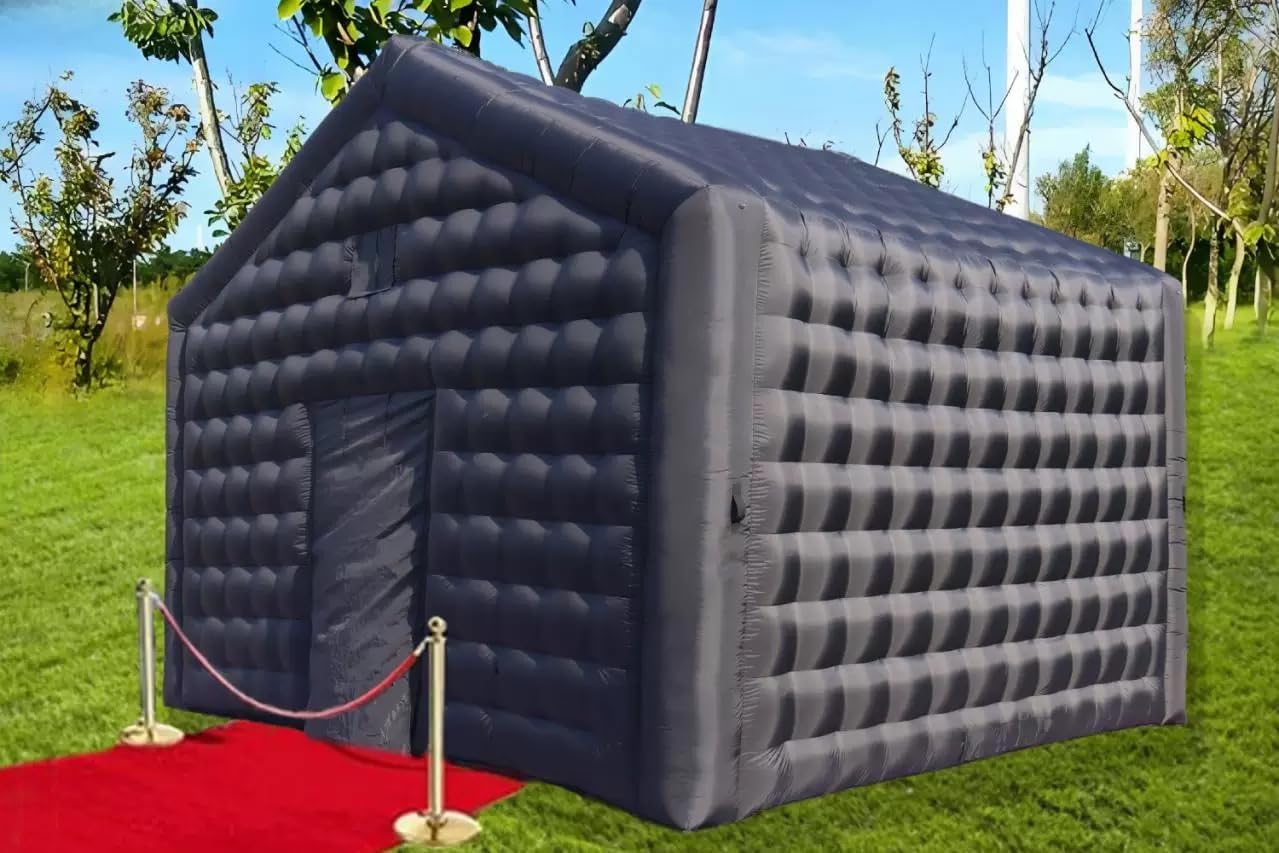 Black Inflatable Party Tent Rentals in Dallas DFW