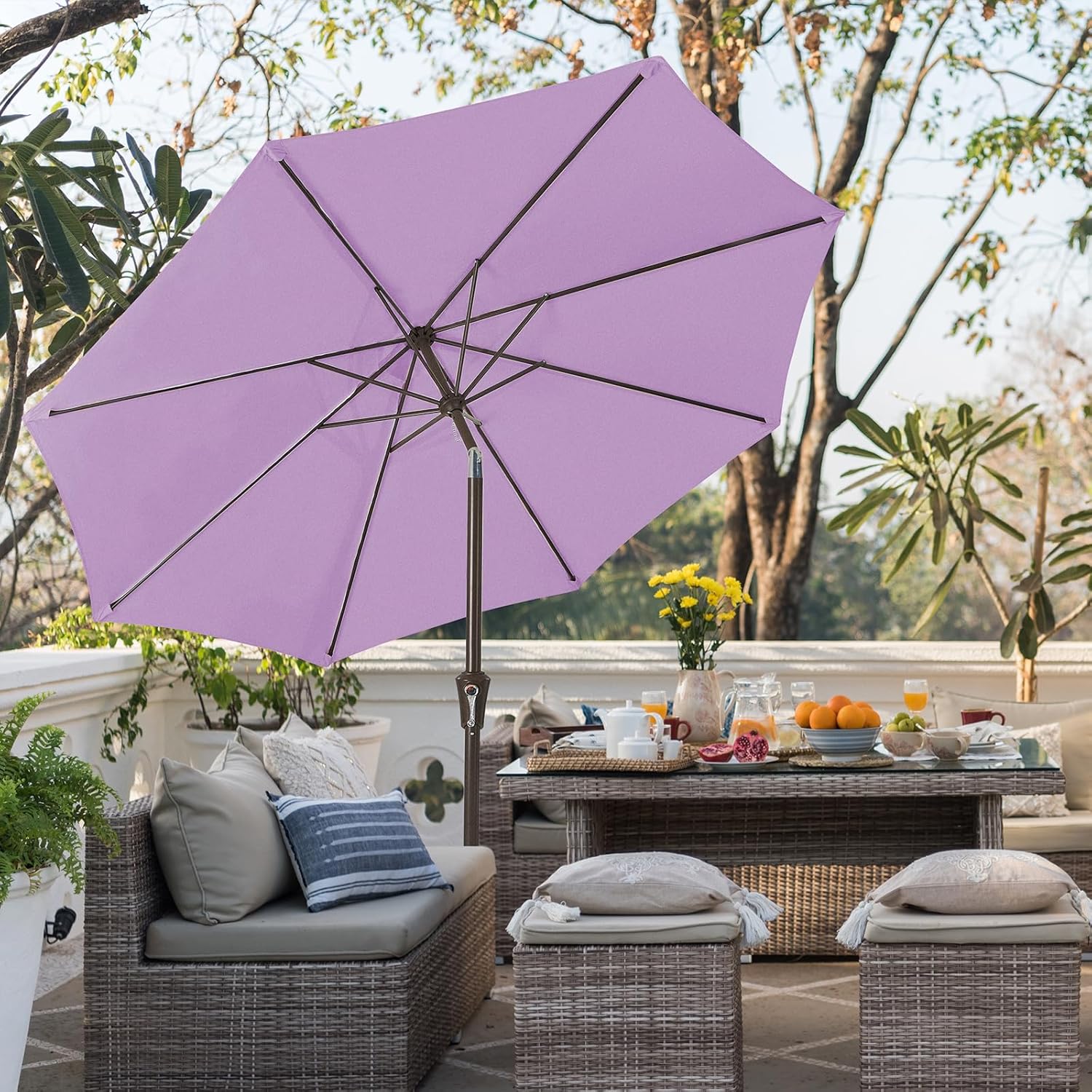 Purple Patio Umbrella Rentals In Dallas DFW area