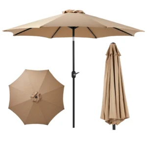Tan Patio Umbrella Rentals in Dallas DFW