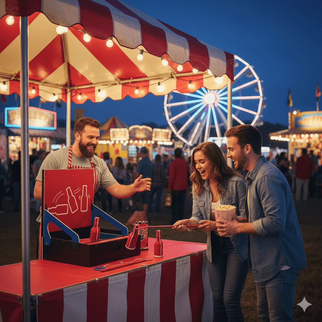 Bottles Up Carnival Game Rentals in Dallas DFW