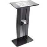 Black Acrylic Podium Rentals in Dallas-Forth Worth