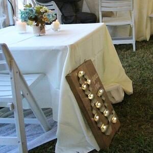 32 inch Square Table Rentals