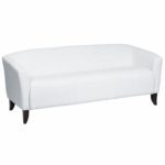 White Leather Sofa Rentals in Dallas DFW Area